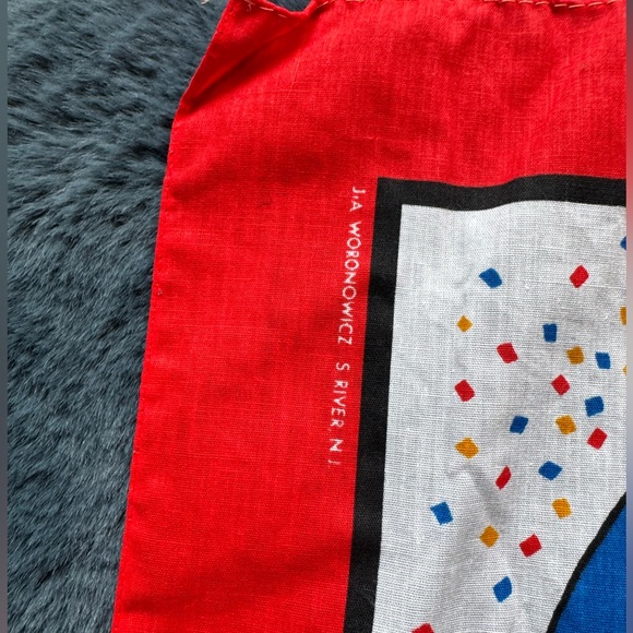 Donald Duck Red and White Bandana - Picture 4 of 6